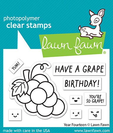 Lawn Fawn Year Fourteen Stamp