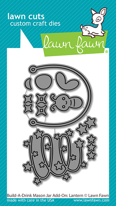 Lawn Fawn Build A Drink Mason Jar Die