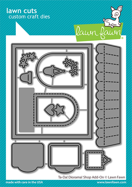 Lawn Fawn Ta Da! Diorama! Shop Add On Die