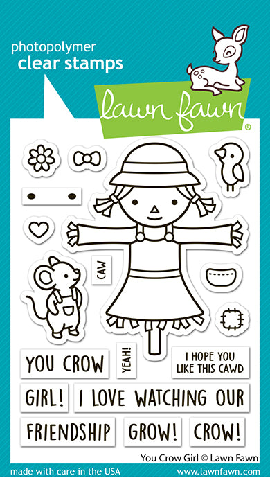 Lawn Fawn Stamps - You Crow Girl
