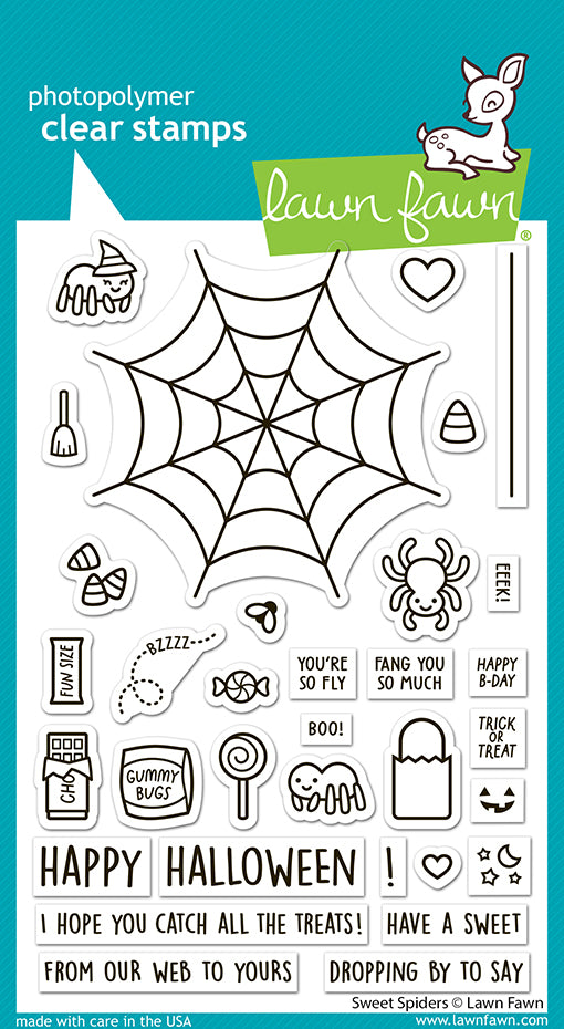 Lawn Fawn Sweet Spiders Stamp Set