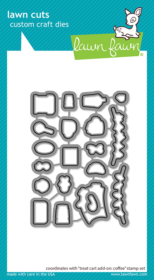 Lawn Fawn Treat Card Add-On: Coffee Dies