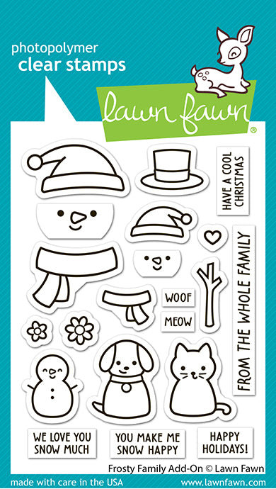 Lawn Fawn Frosty Family Add-On Stamp