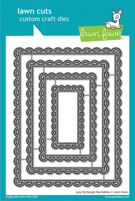 Lawn Fawn Lacy Rectangle Stackables