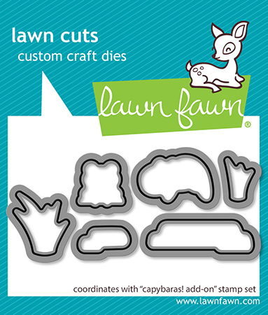 Lawn Fawn Lawn Cuts - Capybaras! Add-On Dies