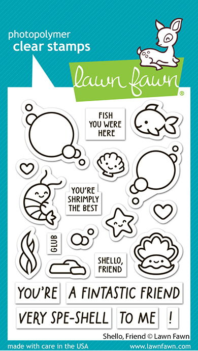 Lawn Fawn Stamps - Shello, Friend