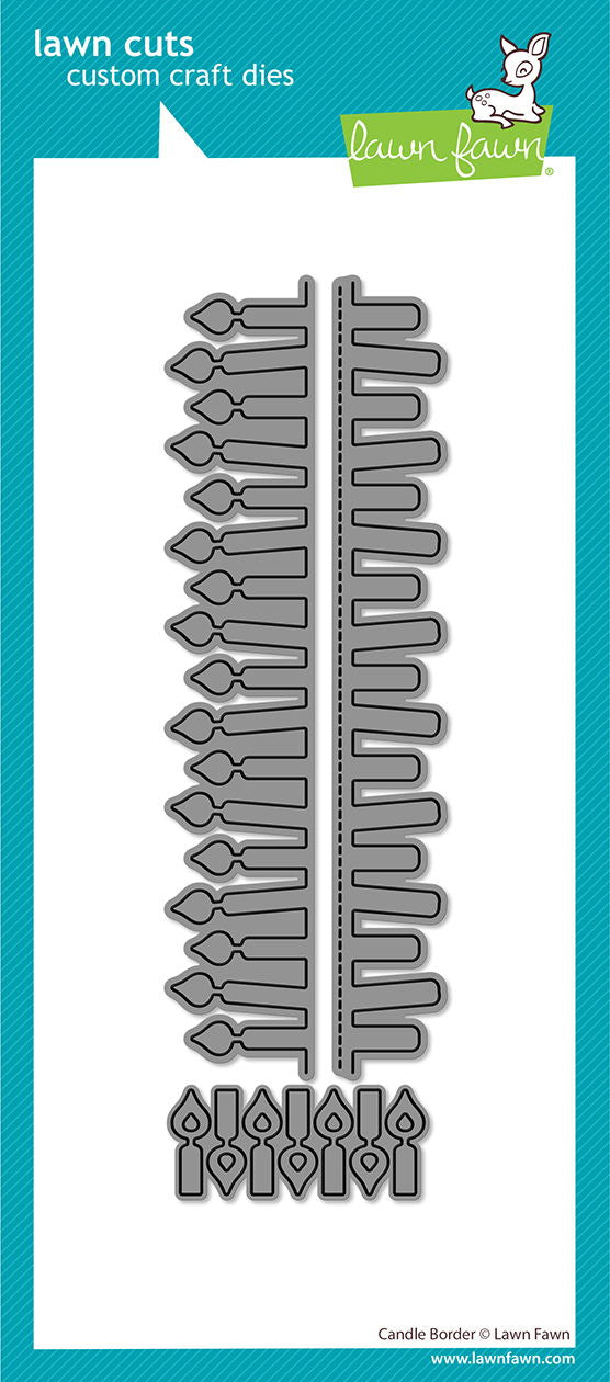 Lawn Fawn Lawn Cuts - Candle Border Dies