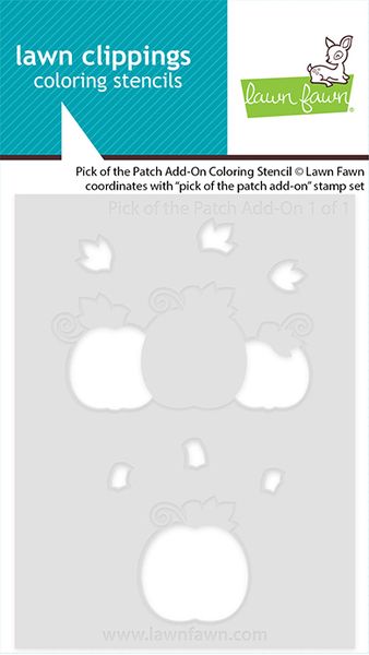 Lawn Fawn Pick Of The Patch Add-On Coloring Stencil