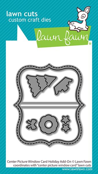 Lawn Fawn Center Picture Window Card Holiday Add-On