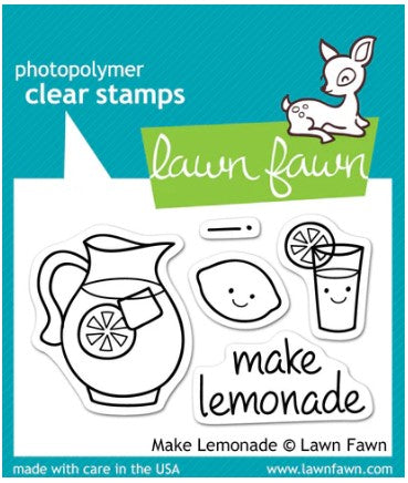 Lawn Fawn Make lemonade stamp