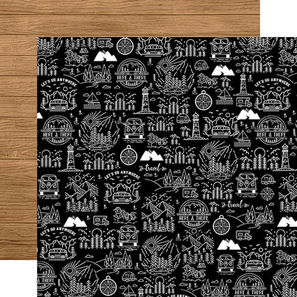 Echo Park Let's Go Anywhere: Take Me Away DS Paper (1 Sheet)