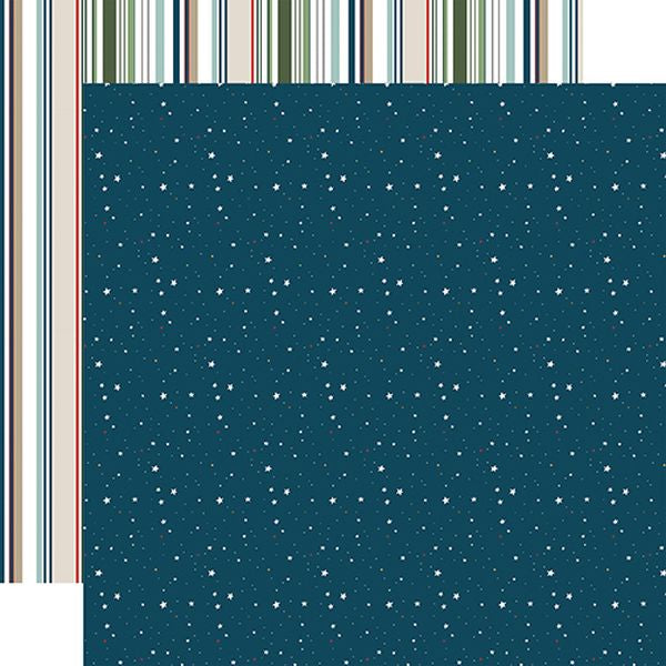 Echo Park Let's Go Camping Night Sky DS Paper (1 Sheet)