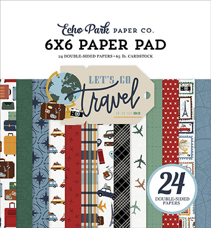 Echo Park Let's Go Travel 6x6 Pad