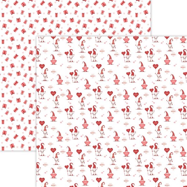 Reminisce Love Gnome Matter What: Love My DS Paper (1 Sheet)