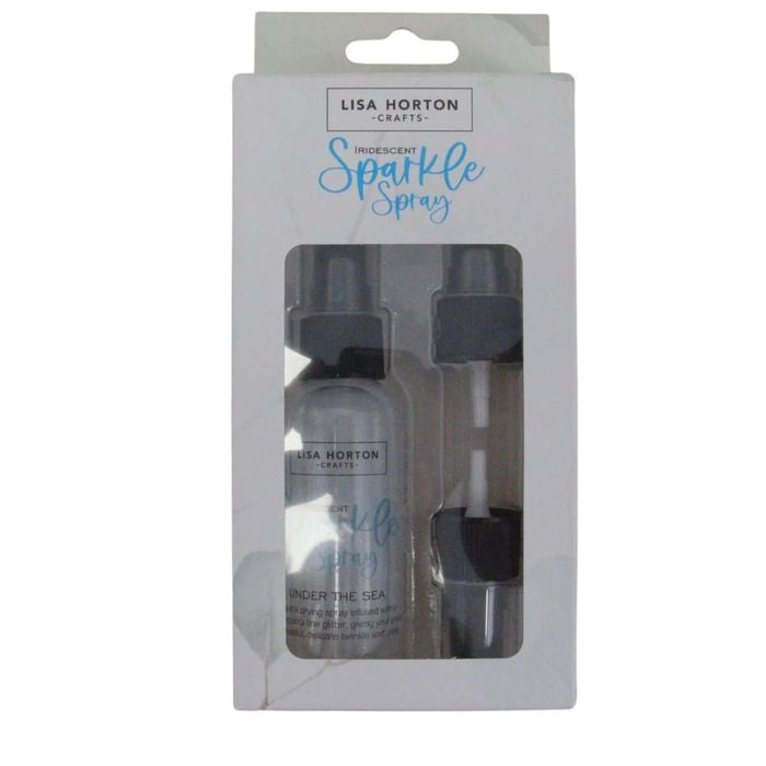Lisa Horton Crafts Sparkle Spray & 3 Replacement Nozzles/Spray Heads - Under The Sea