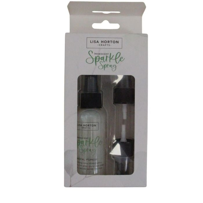 Lisa Horton Crafts Sparkle Spray & 3 Replacement Nozzles/Spray Heads - Magical Forest