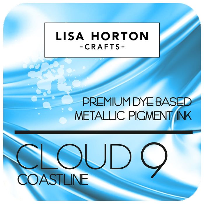 Lisa Horton Crafts Cloud 9 Metallic Ink Pad -Coastline