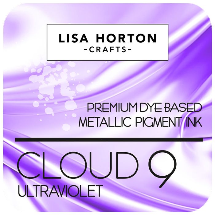 Lisa Horton Crafts Cloud 9 Metallic Ink Pad -Ultraviolet