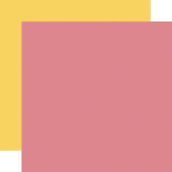 Echo Park Life is Beautiful - Dk Pink/Yellow Paper