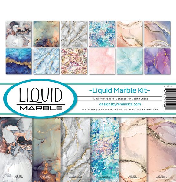 Reminisce Liquid Marble Collection Kit