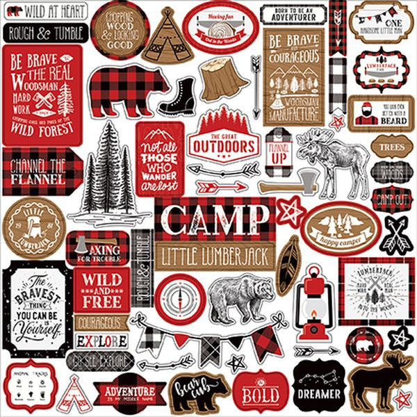 Echo Park Little Lumberjack: Stickers