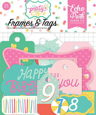 Let's Party Frames & Tags Ephe