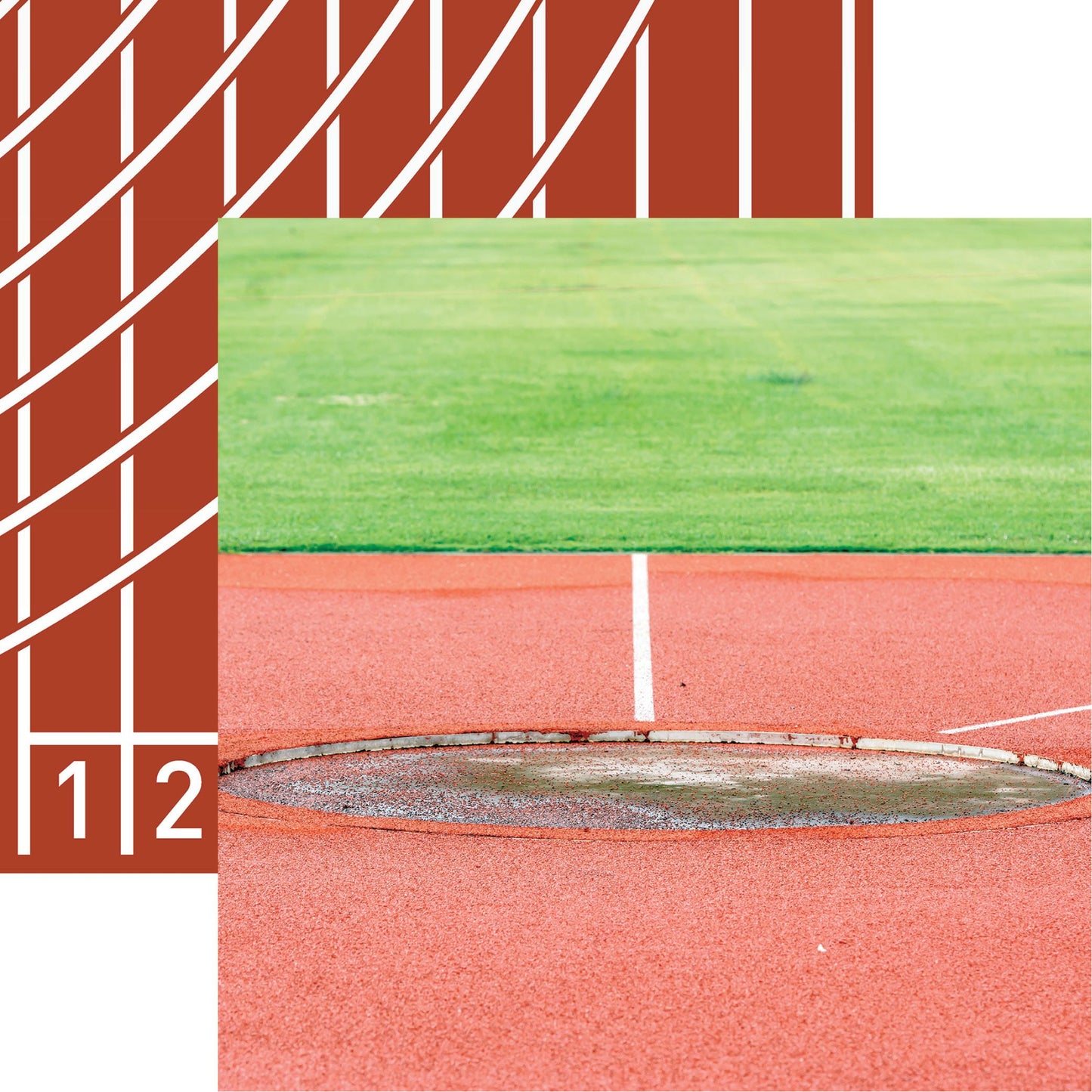 Reminisce Let's Play Track and Field: Discus Energy DS Paper (1 Sheet)