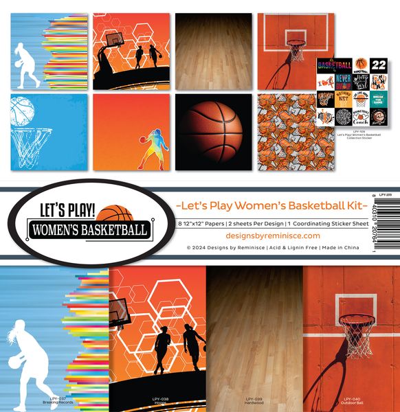 Reminisce Let's Play Women's Basketball Collection Kit