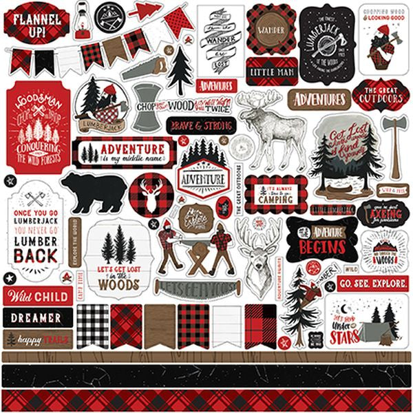 Let's Lumberjack Element Sticker