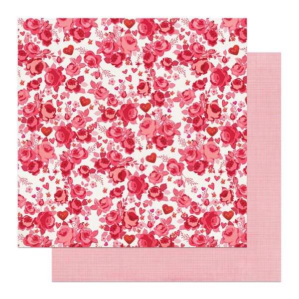 PhotoPlay Love Notes Hearts & Flowers DS Paper