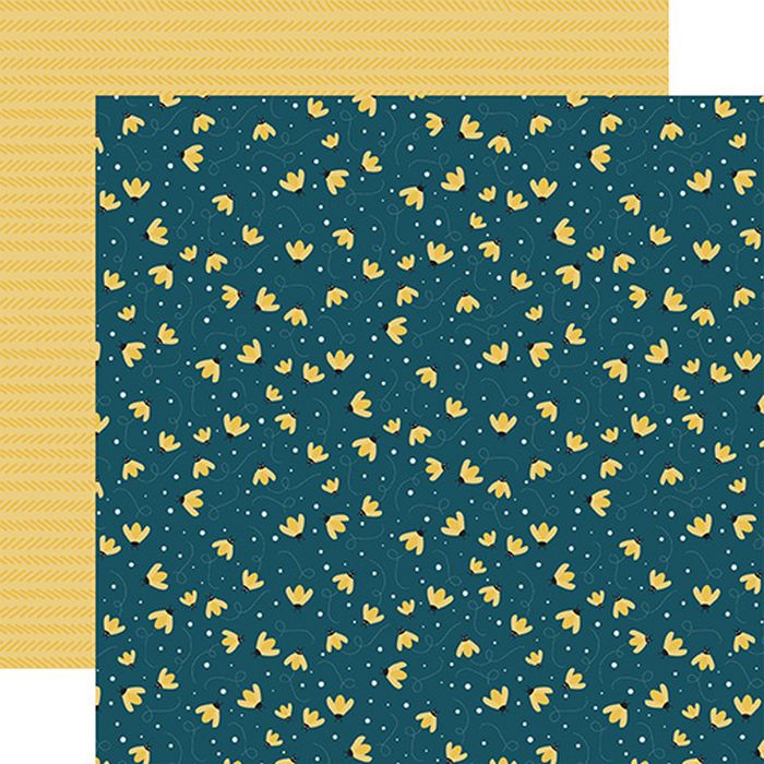 Echo Park - Little Things Mean A Lot Free Spirit Fireflies 12x12 DS Patterned Paper (1 Sheet)
