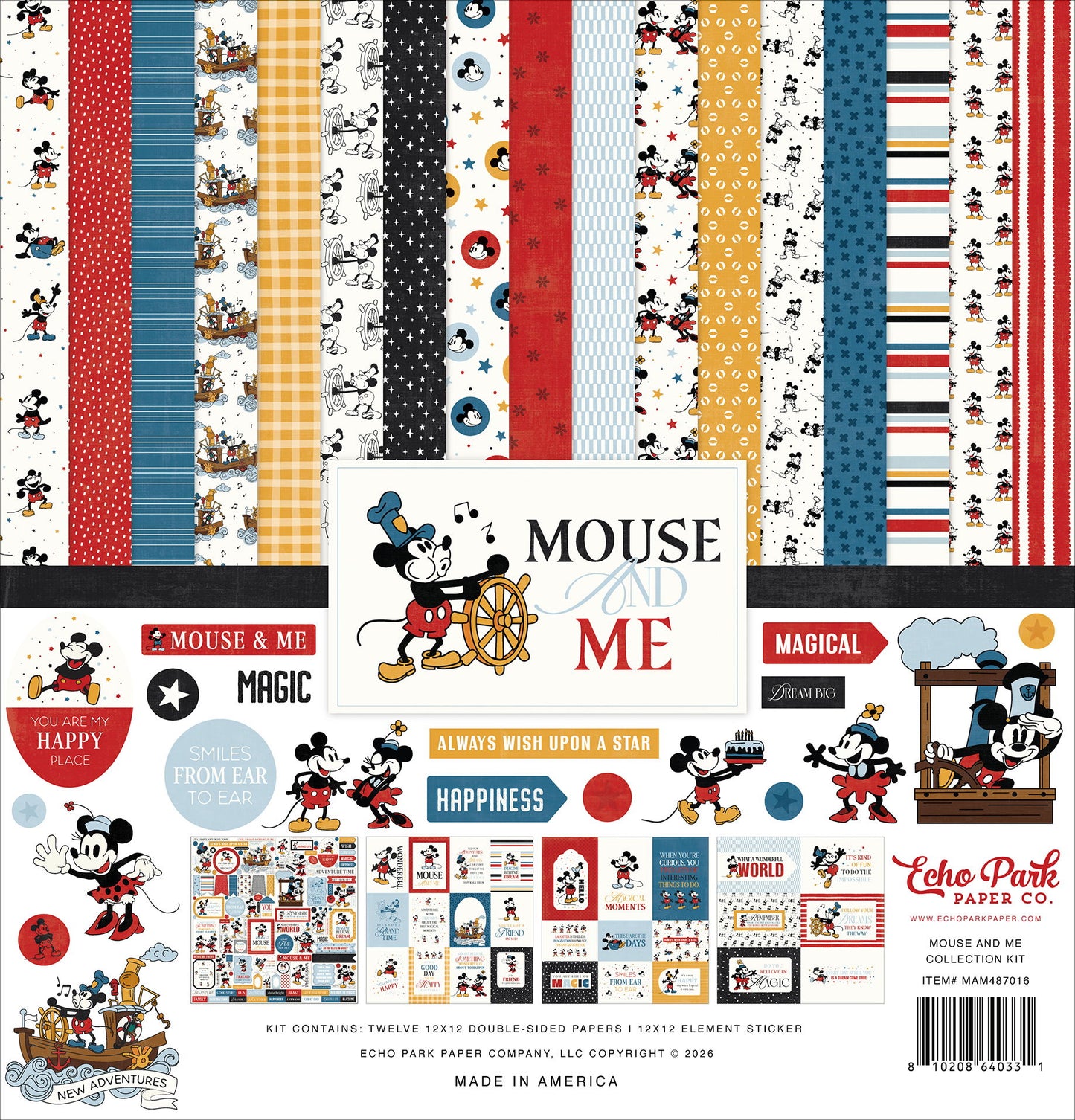 Echo Park Mouse And Me Collection Kit
