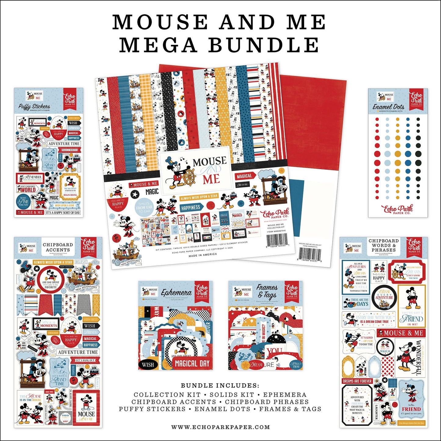 Echo Park Mouse And Me Mega Bundle