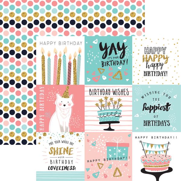 Reminisce Make a Wish: Let's Celebrate DS DS Paper (1 Sheet)
