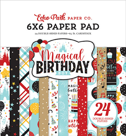 DISC - Magical Birthday Boy 6x6 Paper Pad
