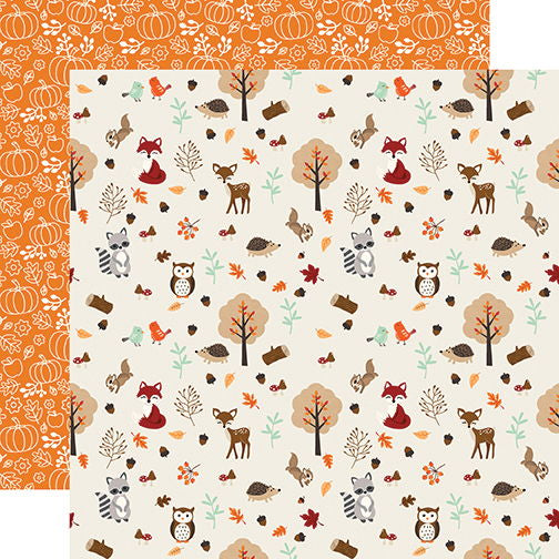 Echo Park My Favority Fall Fall Friends DS Paper (1 Sheet)