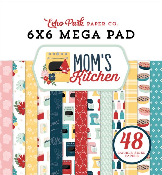 Echo Park Mom's Kitchen Cardmakers 6X6 Mega Pad