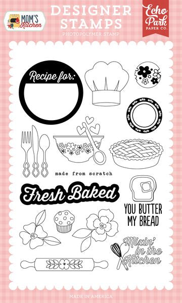 Echo Park Mom's Kitchen: Recipe For Stamp Set