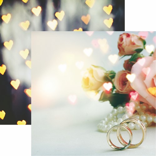 Reminisce Modern Wedding: True Love Scrap DS Paper (1 Sheet)