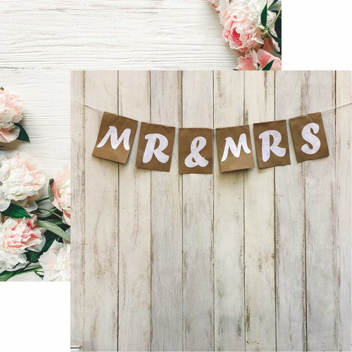 Reminisce Modern Wedding: Mr. & Mrs. DS Paper (1 Sheet)