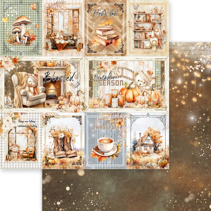 Beary Cozy Double-Sided Cardstock 12"X12"-Beary Cozy
