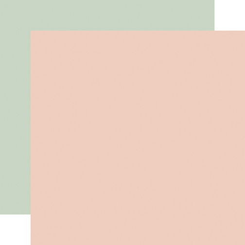 Marry Me Pink / Sage 12x12 Coordinating Solid Paper (1 Sheet)