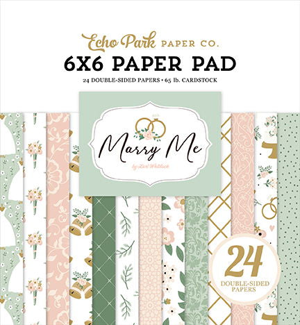 Echo Park Marry Me 6x6 Paper Pad