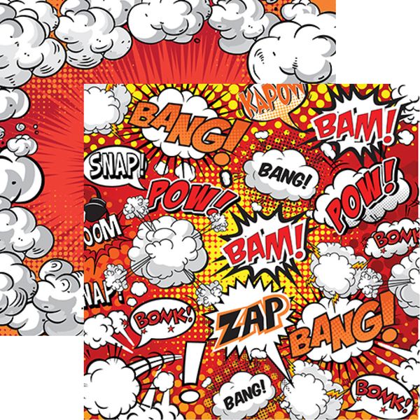 Reminisce My Super Hero: Super Hero Fight DS Paper (1 Sheet)