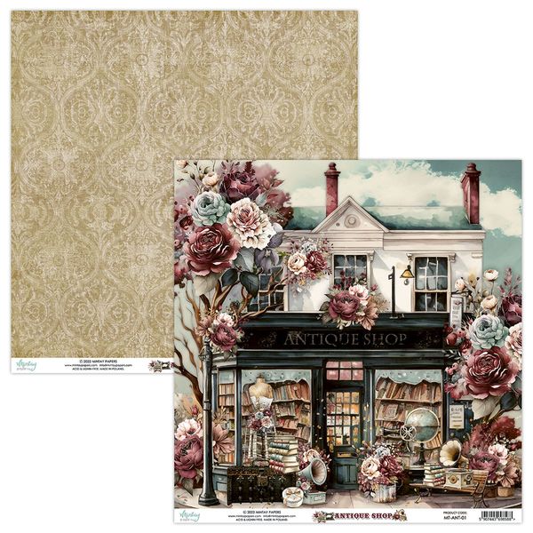 DISC - Mintay Antique Shop 01 12 x 12 DS Paper