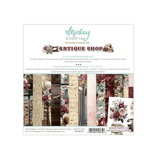 Mintay Antique Shop 6x6 Pad