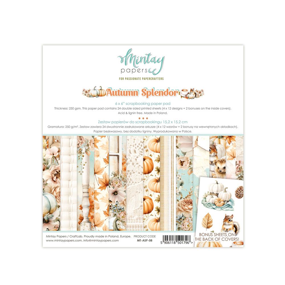 Mintay Autumn Splendor 6 x 6 Paper Pad