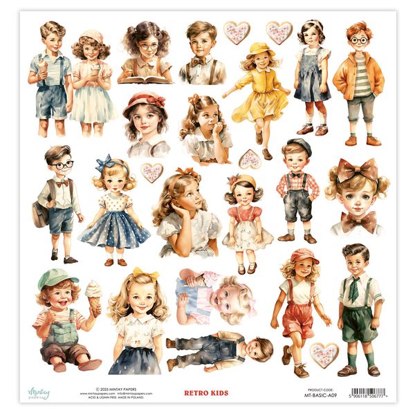 Mintay Basic - Elements - Retro Kids