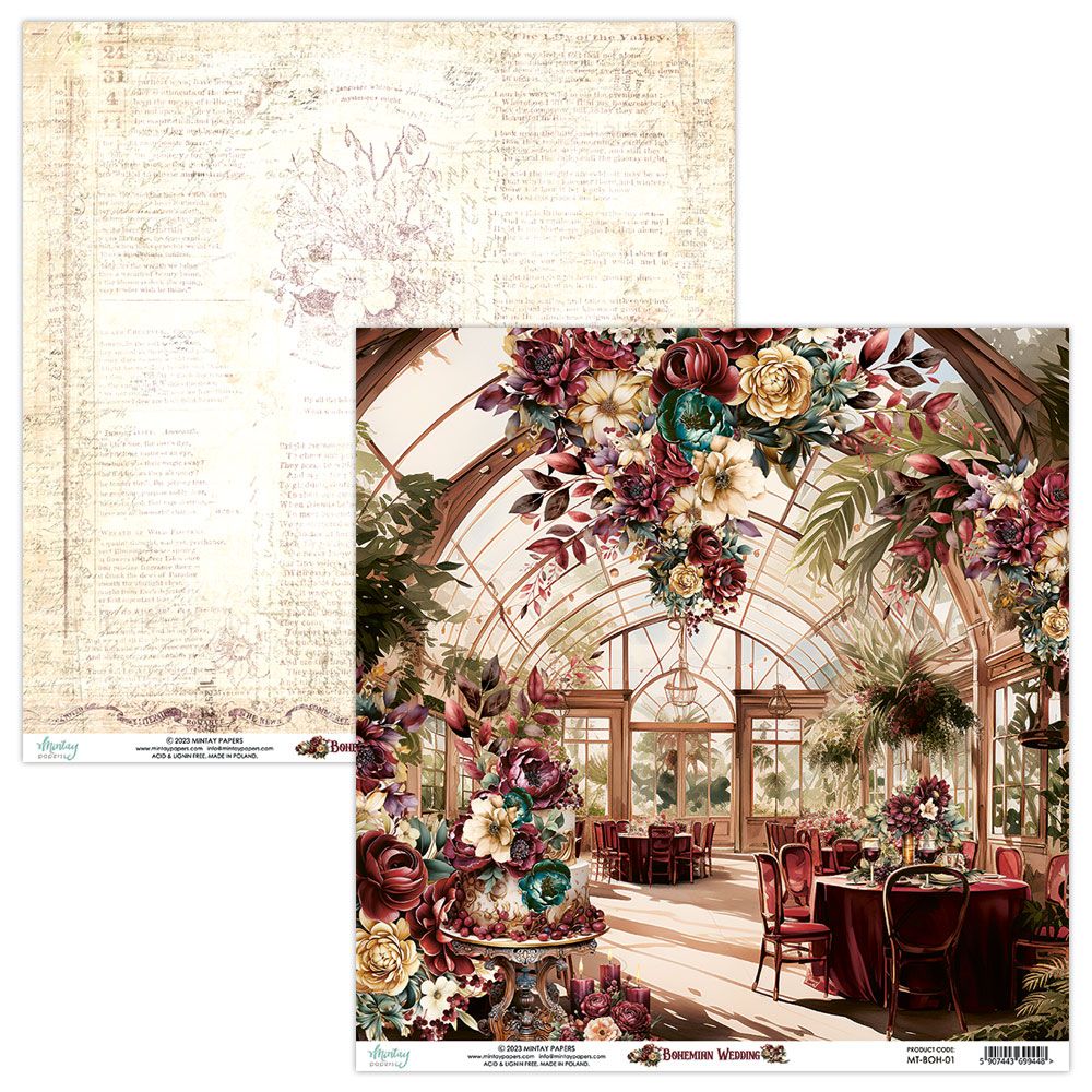 Mintay Bohemian Wedding 01 DS Paper