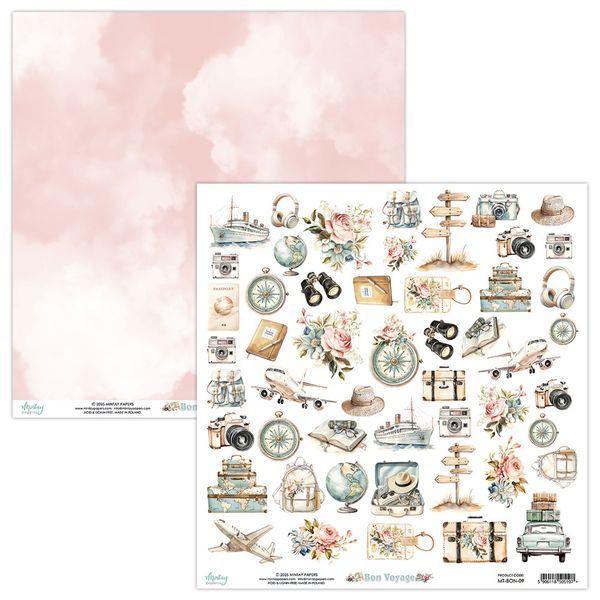 Mintay Bon Voyage 12 x 12 Elements Paper